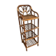 Vintage rattan shelf