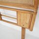 Mid-century rattan head board, 1970's