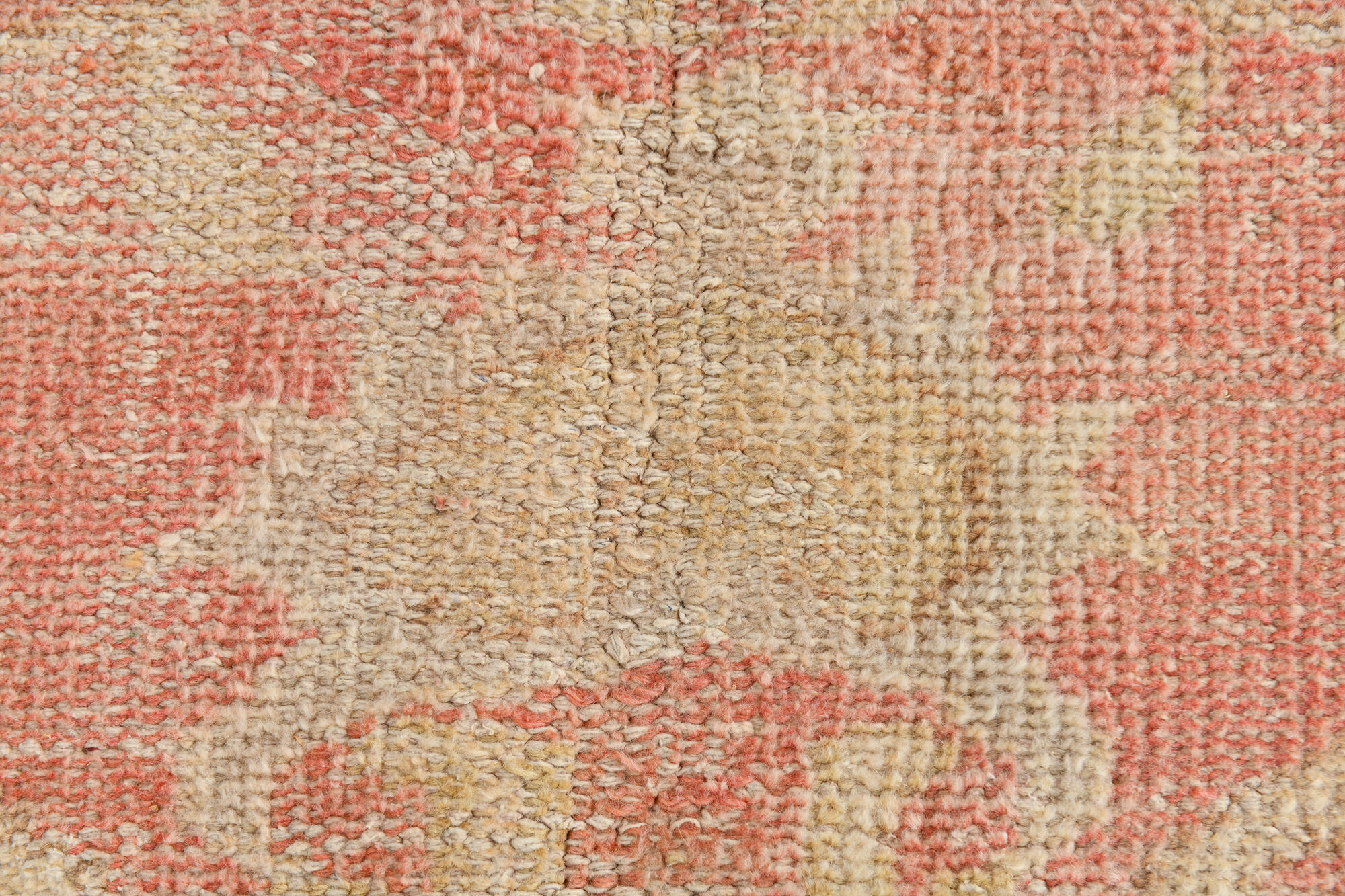 Tapis vintage oriental rouge pêche 6x9, 184x286cm