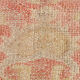 Tapis vintage oriental rouge pêche 6x9, 184x286cm
