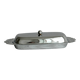 light metal butter dish