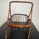 Vintage wicker basket