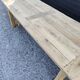 Table de ferme 3m20 chêne massif 2 rallonges