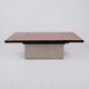 Table basse bar en loupe d'orme, Paul Michel pour Roche Bobois, 1980s