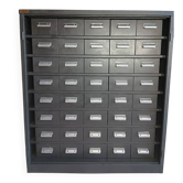 Industrial workbench, 40 drawers