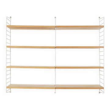 String shelf by Nils Strinning in ash veneer, 1949