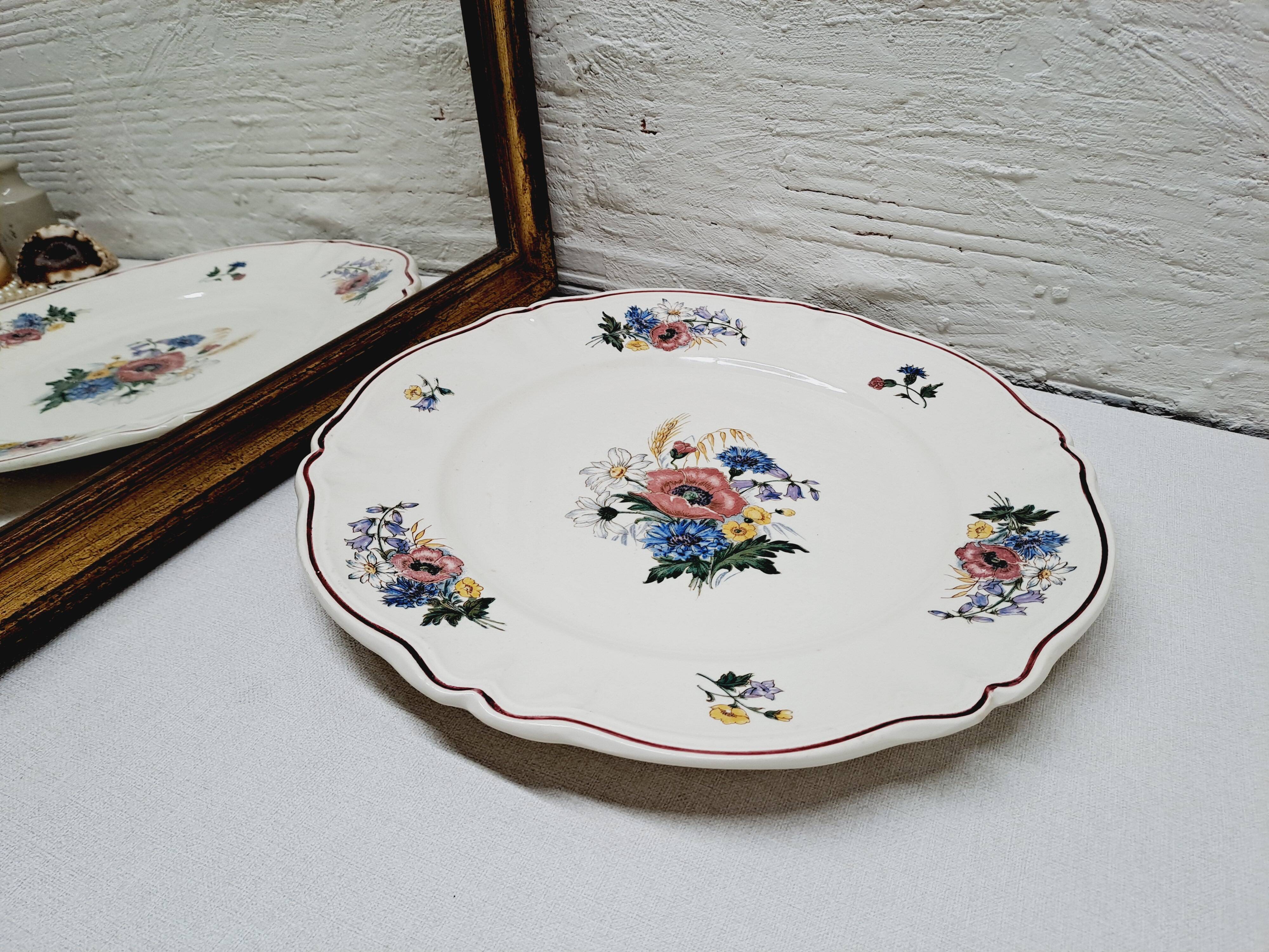 Sarreguemines round dish