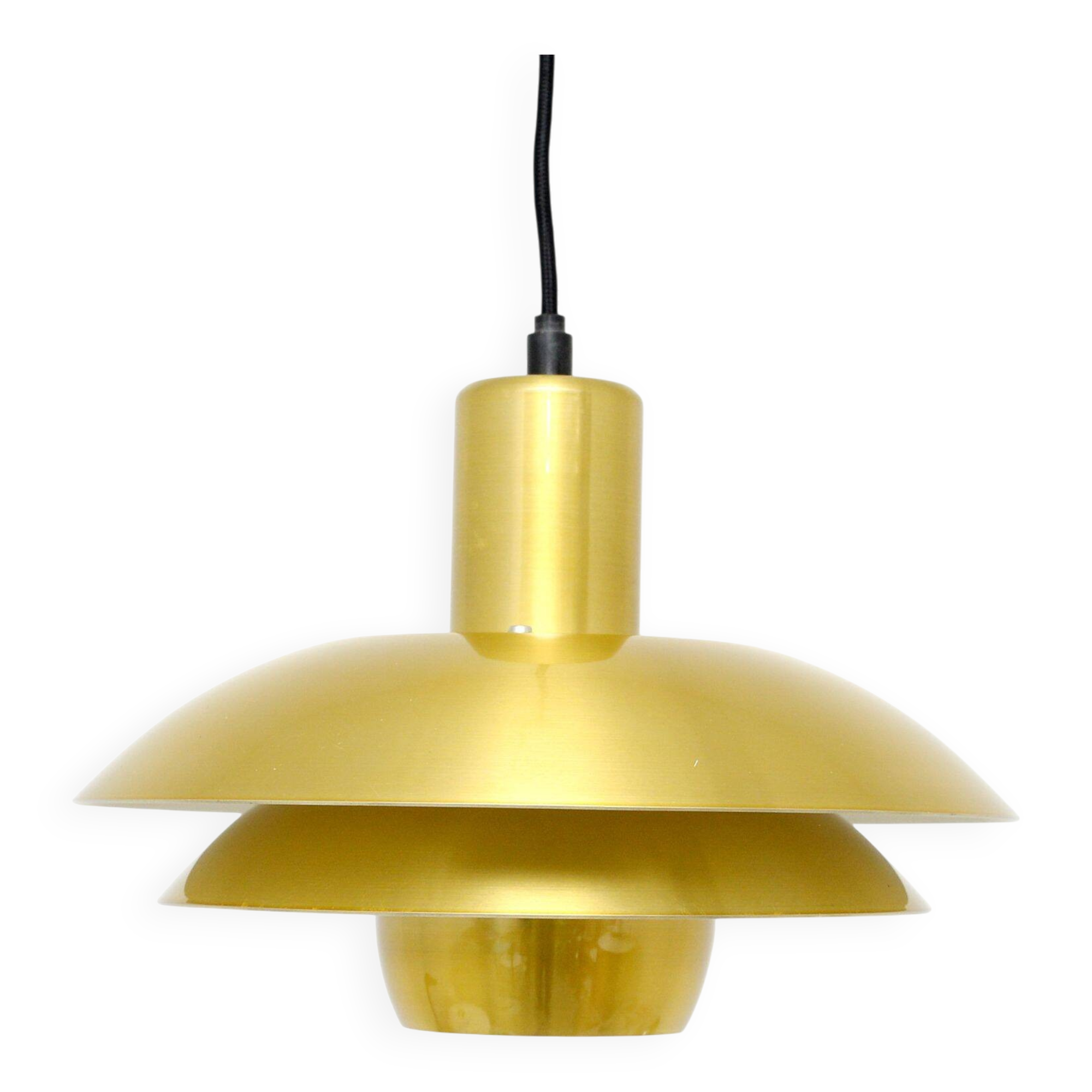 Golden Belux lamp, Denmark 1970s