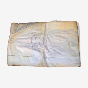 Drap ancien 185 x 260 cm