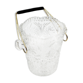 Vintage glass ice bucket