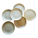 6 stoneware dessert plates from "Grés Village" in very good condition