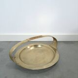 Art Deco jaren 20 messing mand, schaal