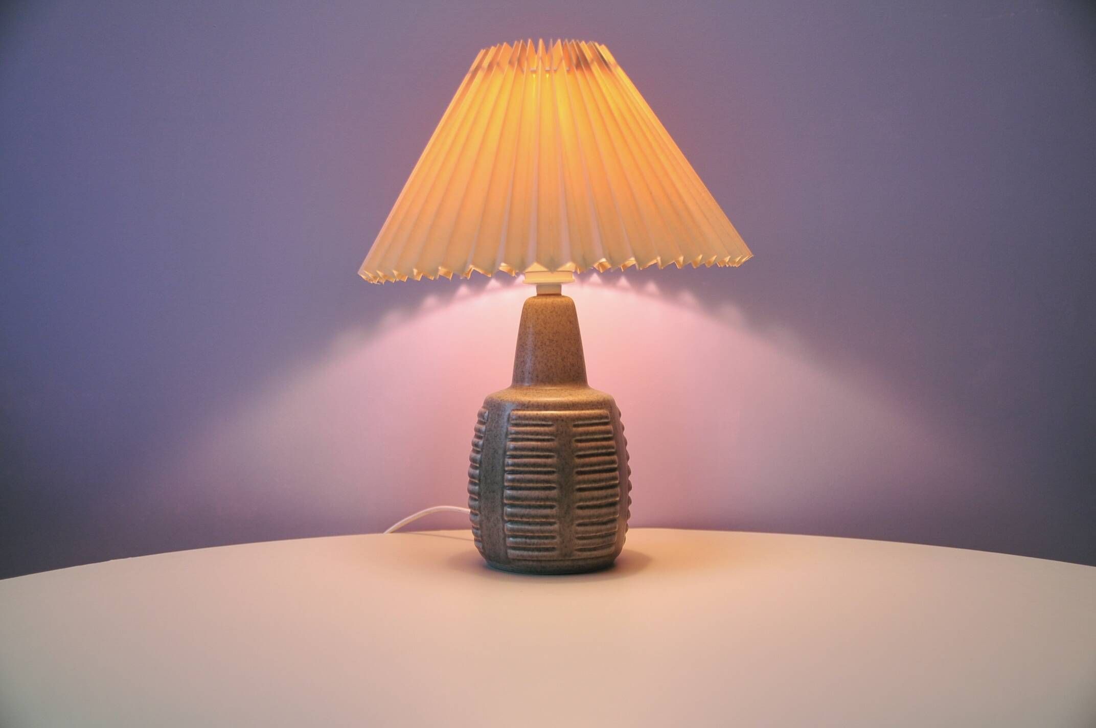 Vintage mint green table lamp Søholm