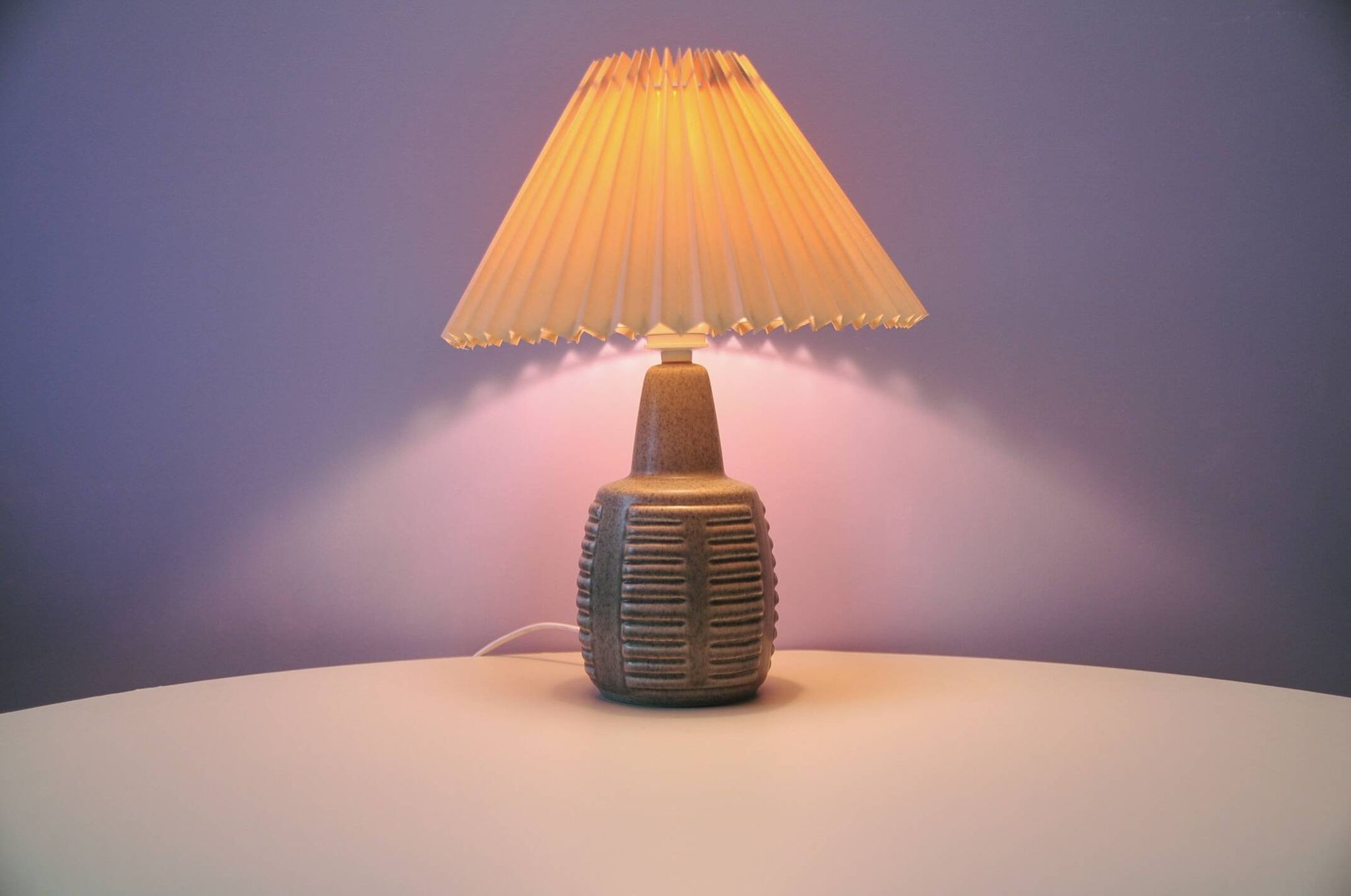 Lampe de table vintage vert menthe Søholm