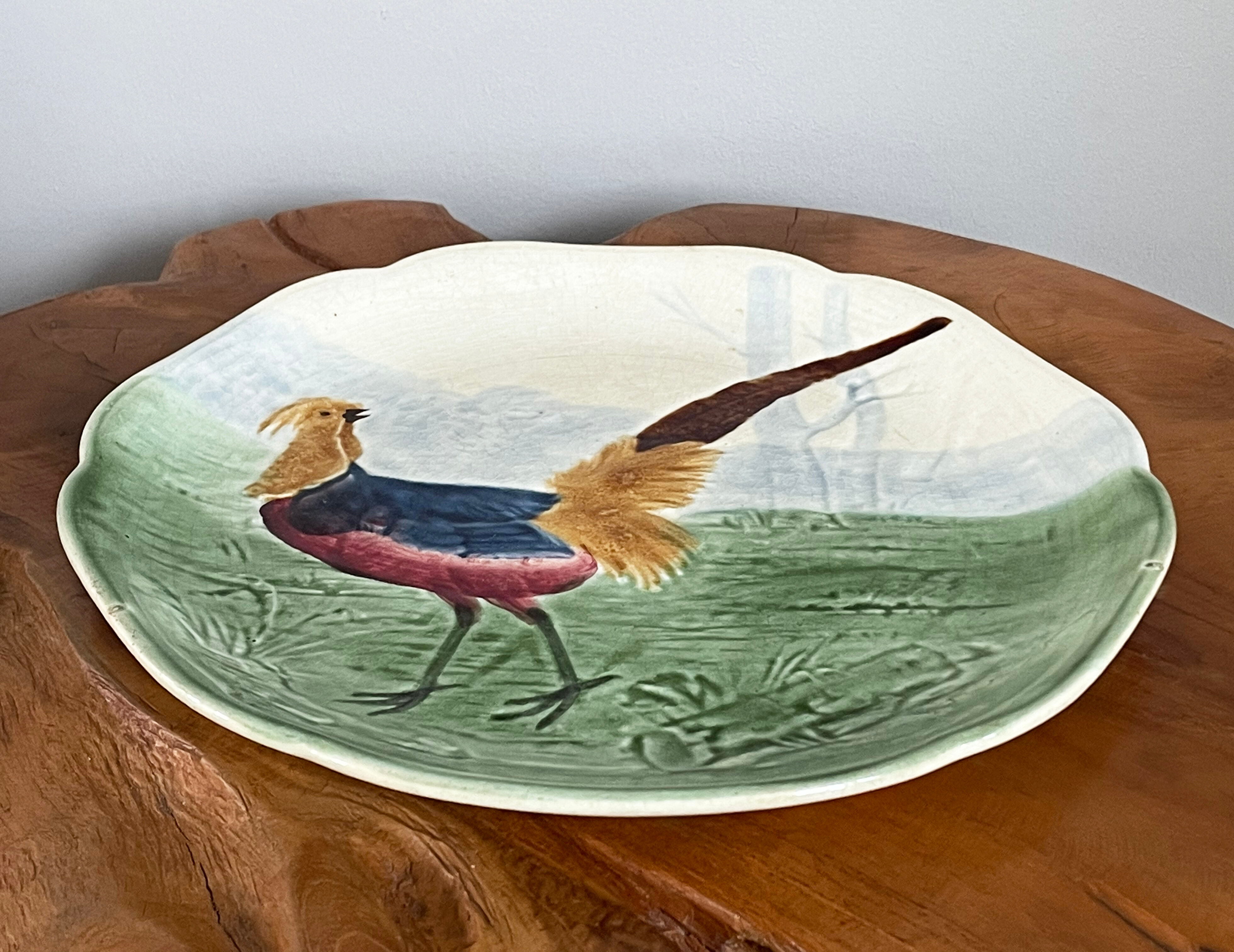 Assiette Choisy Le Roi Majolique du 19ème siècle