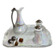 Ancien plateau service vinaigre salière