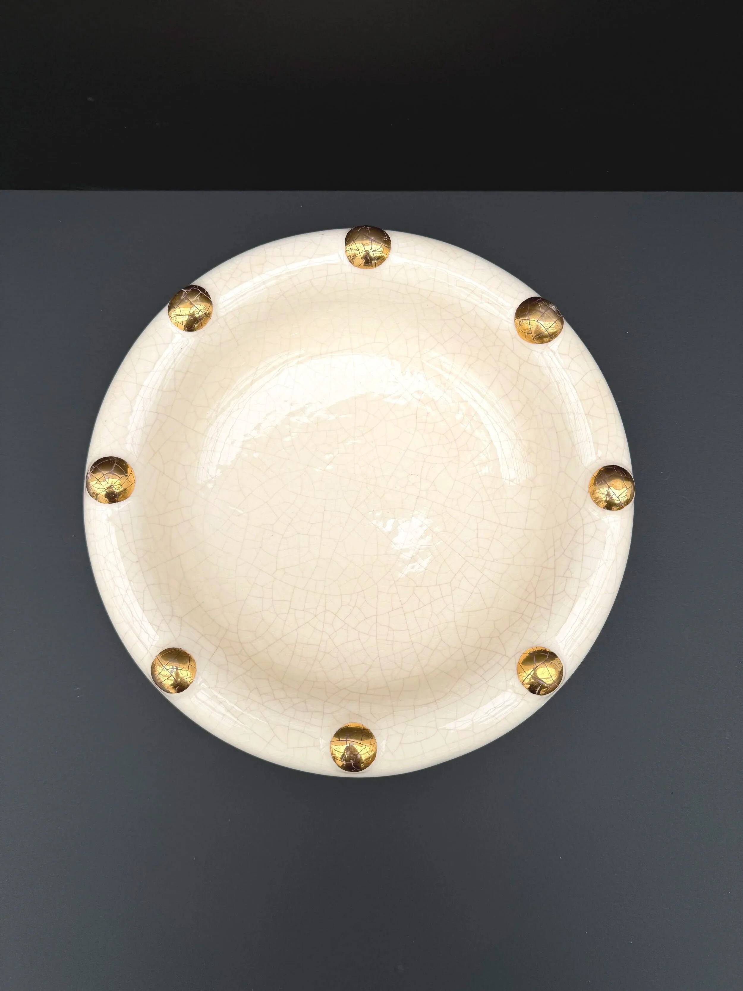 Ashtray Émaux de Longwy, France 1980