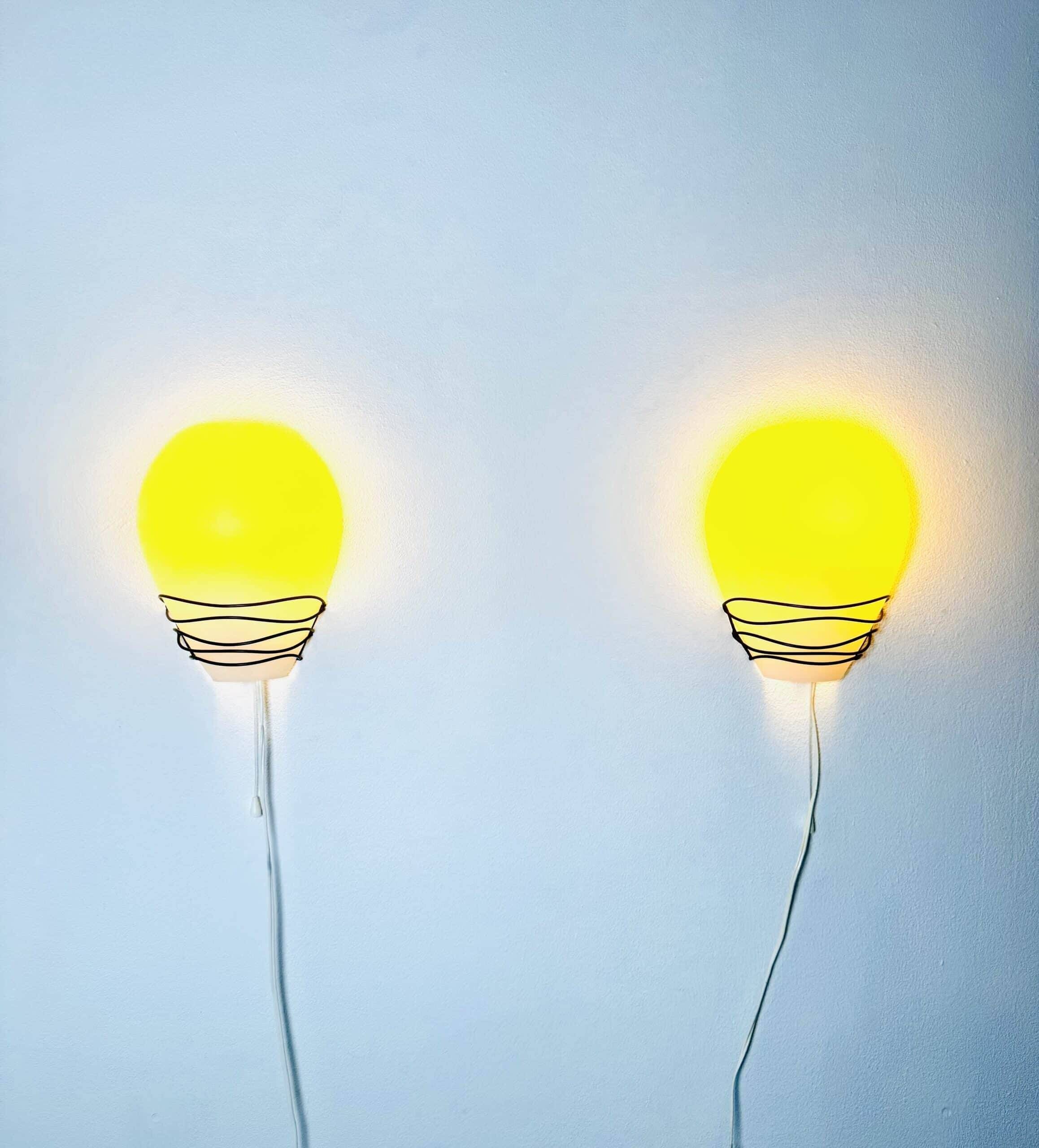 Model Nx20 Wall Lamps By Louis Kalff For Philips, The Netherlands 1950S