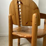 Pine armchair René Daumiller