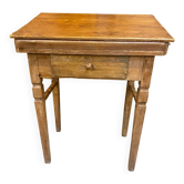 Desk desk in pitchpin early 20th century with drawer