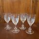 4 verres à vin cristal Saint Louis modèle Messine