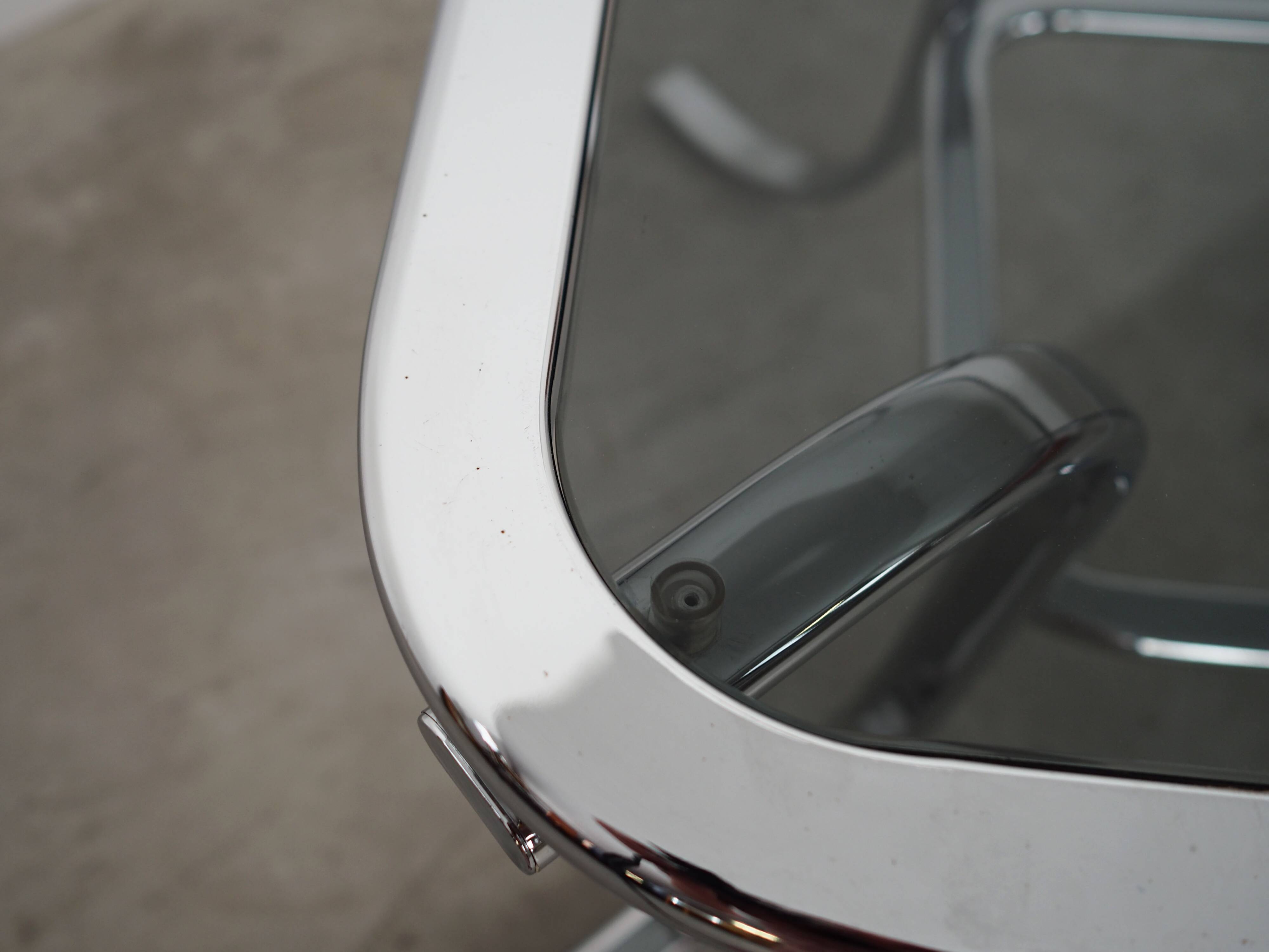 Glass coffee table, Danish design, 1970s, production: Denmark