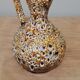 Honey colored Fat Lava ceramic pitcher vase