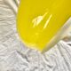 Large vintage yellow opaline pendant lampshade