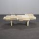 Rare architectural travertine coffee table, Belgium, 1970s