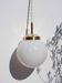 Suspension boule en verre de Clichy