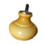 Suspension verre jaune orangée année 60