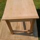 Old farmhouse table in solid wood – chic country style
