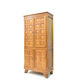 Vintage brutalist wardrobe in solid oak