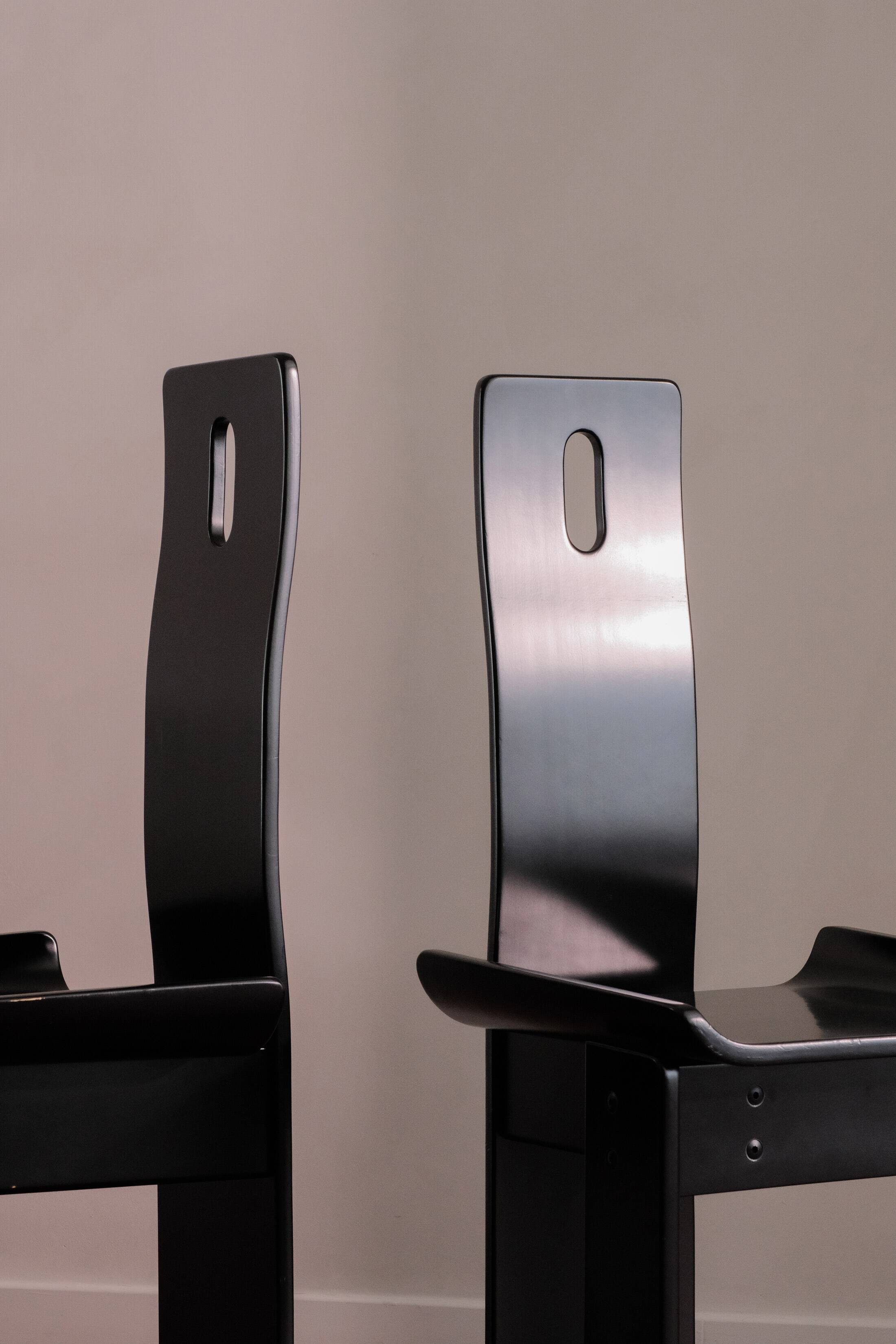 Chaises Diago par Edoardo Landi pour Nikol International, ensemble de 4