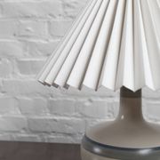 Vintage ceramic table lamp by Axella Stentoj, Denmark, 1960s