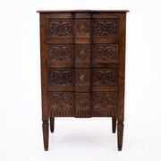 Narrow chest of drawers, France, ca. 1890.