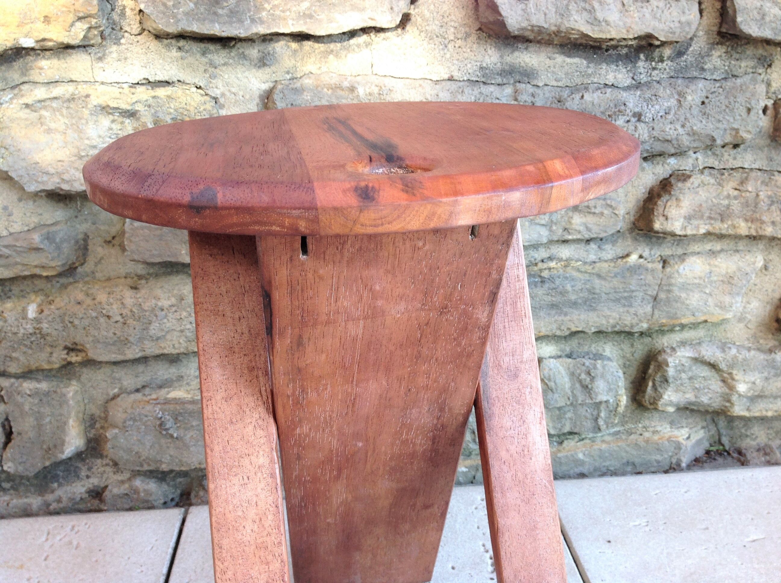 Folding wooden /vintage stool 60s-70s