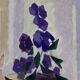 « Nature morte aux fleurs violettes » de Reuben Hedin