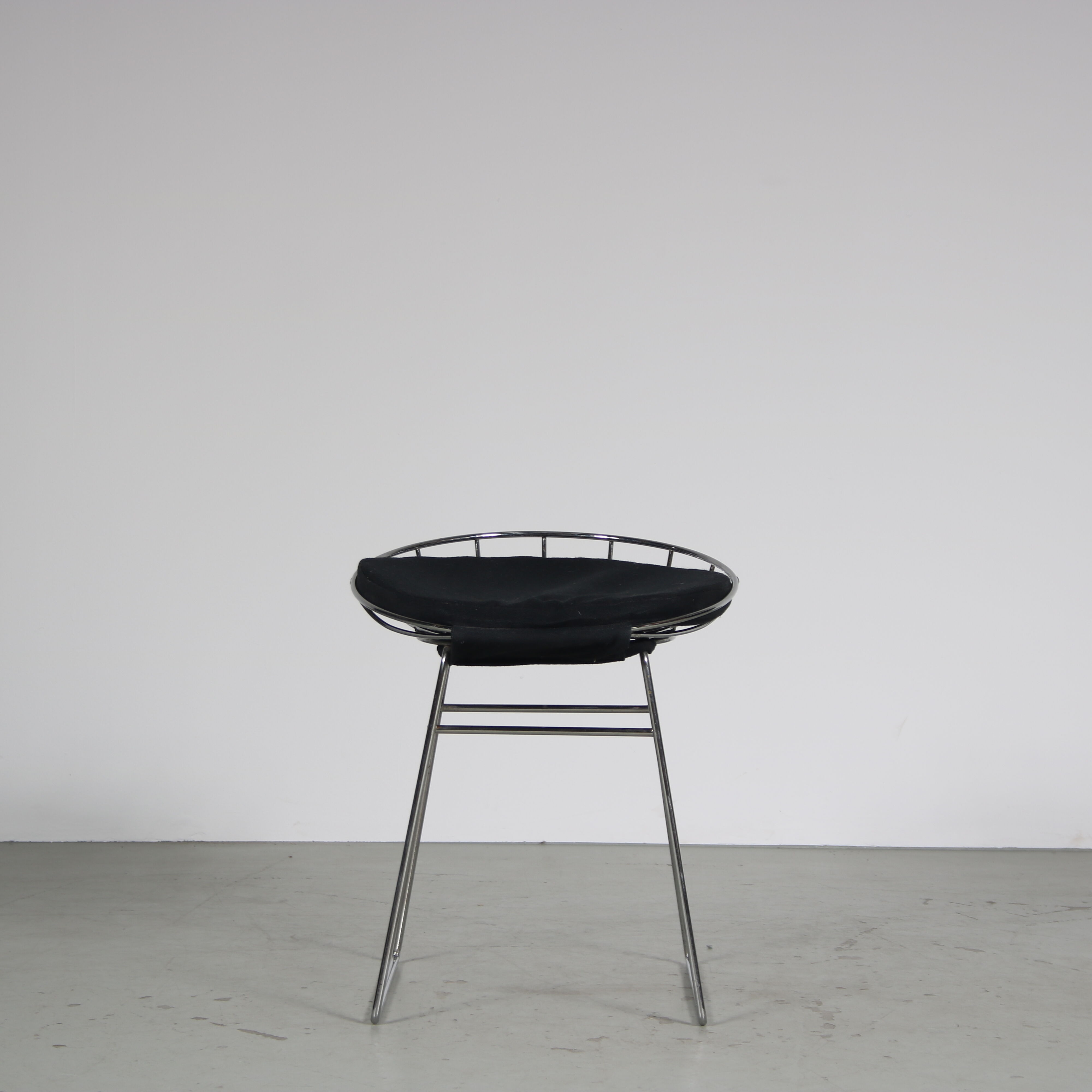 1960s Wire metal stools by Tomado from the Netherlands