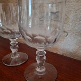 Crystal wine glasses