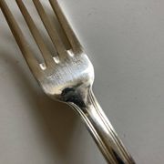 Couverts modernistes en métal argenté 6 + 6 + 6