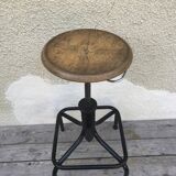 1950s old workshop stool