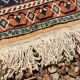 Vintage Oriental Handwoven Wool Caucasian Boho Chic Persian Rug 150x89