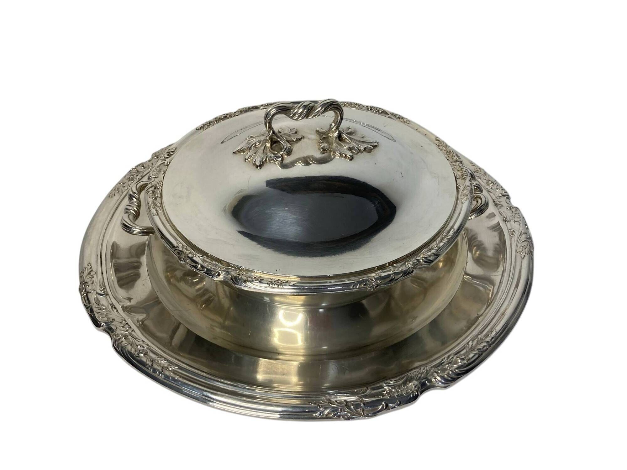 Boulenger, greengrocer and silver-plated metal display from the late 19th century.