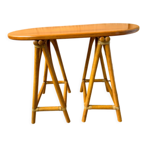 Table/desserte en rotin