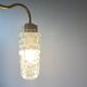 Lot 3 vintage glass wall lamps