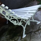 Garden slat bench