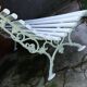 Garden slat bench