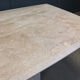 Vintage travertine dining table, 1970s