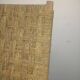 Chair woven from palm leaves